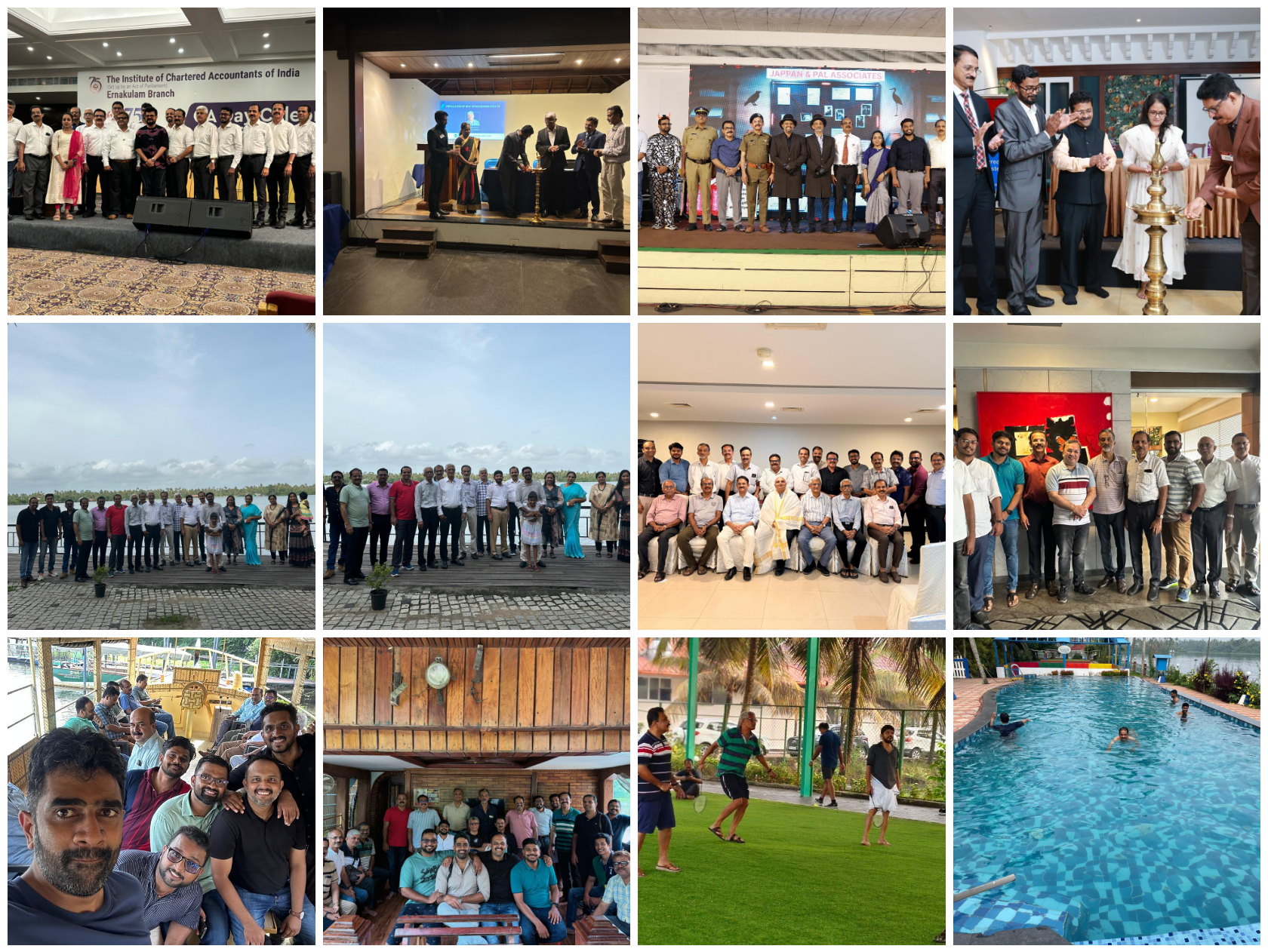 CA Day functions, installation, houseboat, pool and lakeside offsite